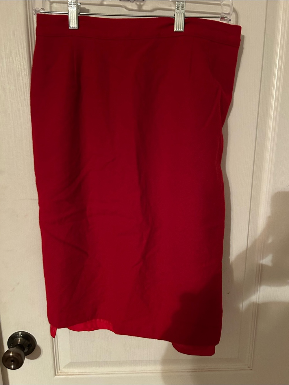 Sag Harbor Red Pencil Skirt